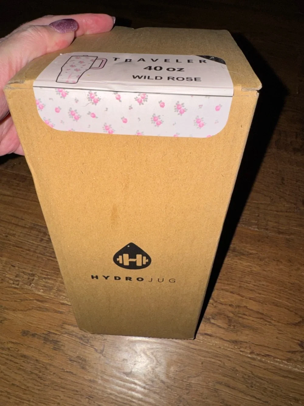 Hydrojug Wild Rose 40 ounce traveler tumbler NEW in box